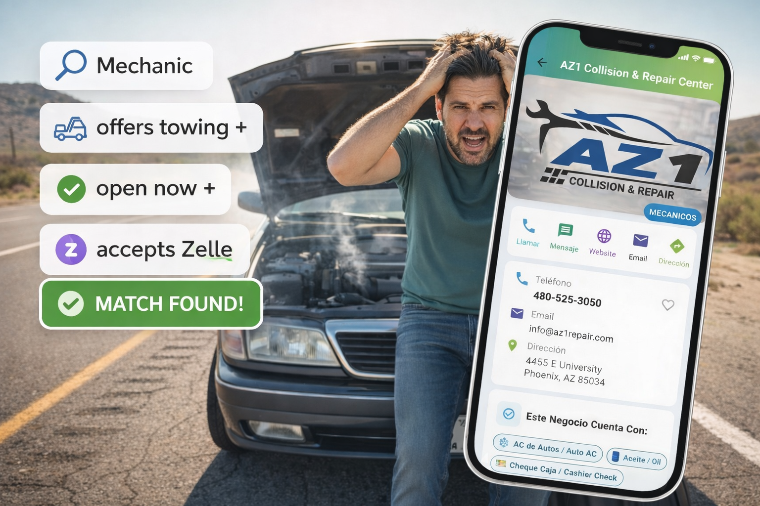 Encontrar un mecánico confiable en Vuzko